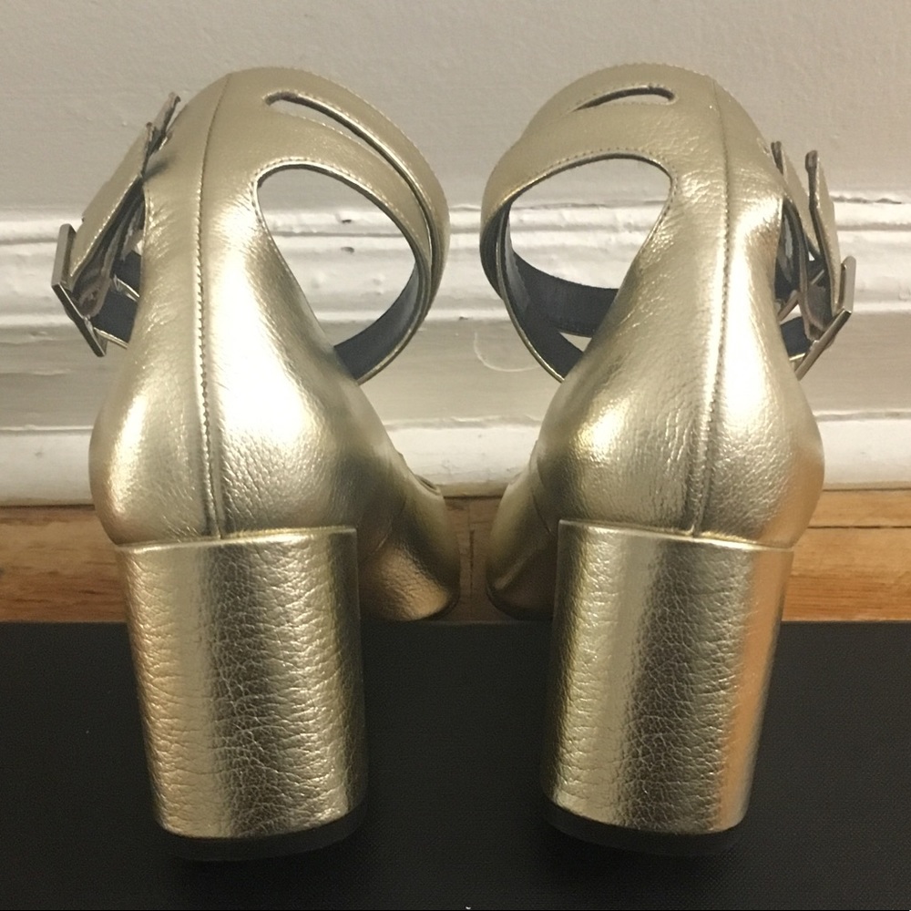 SAINT LAURENT DOUBLE STRAP BABIES SIZE 37 NWB - Picture 4 of 8